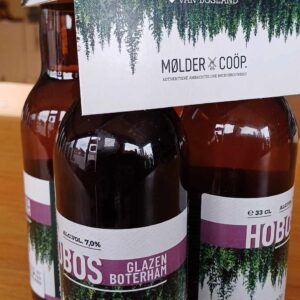 02. HOBOS-GLAZEN BOTERHAM SET VAN 4 FLESJES